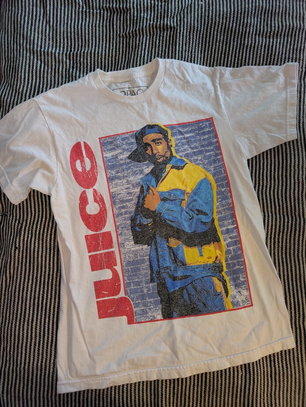 Vintage Official 2Pac Shakur Makaveli T Shirt Rapper Y2K Retro Music Rare Medium
